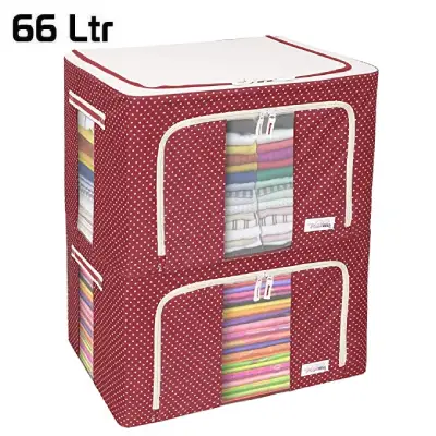 BlushBees Clothes Storage Bags, Wardrobe Organiser Boxes - 66L, XL Size