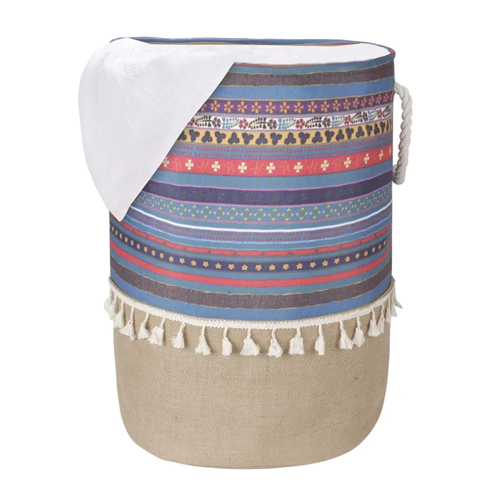 HomeStorie®Laundry Baskets - Multi-Colour, Large-60 Ltr