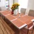 HomeStorie® Natural Handmade River Grass Set of 6 Heat Resistant Dining Table Mats with Runner, Orange