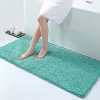 Luxury Multipurpose Rug Runner for Bedroom, Bathroom, Balcony, Turquoise, Large 60x120cm