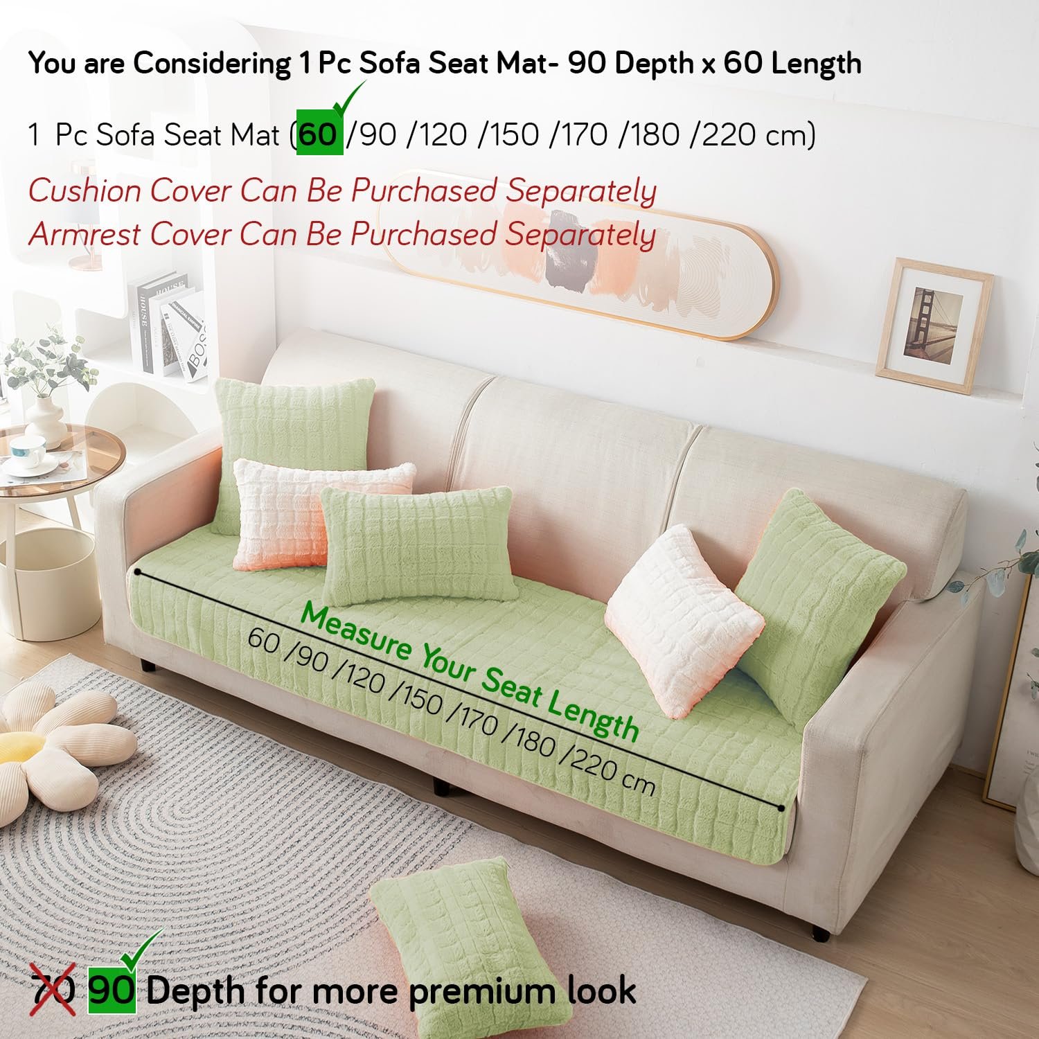 One Seater Sofa Cover
